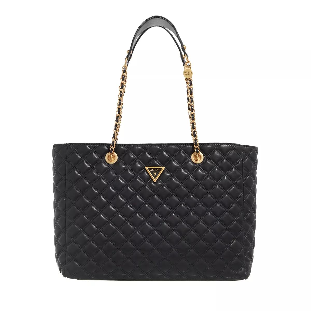 Guess black best sale tote handbag