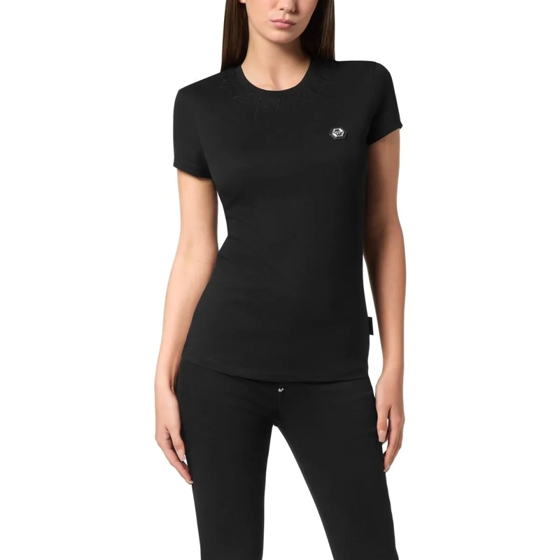 Philipp Plein T-Shirt T-Shirt Sexy Pure Logo schwarz(Image 4)