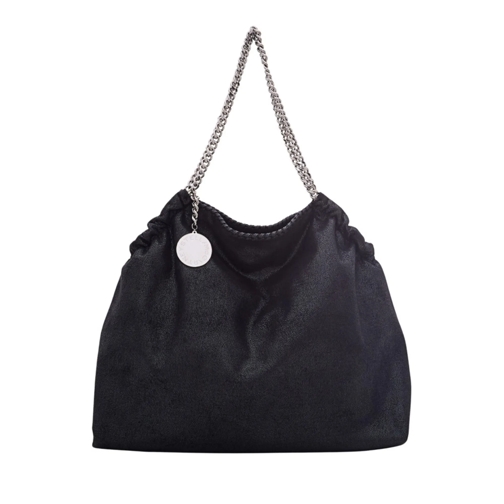 Stella McCartney Draagtas Shaggy Deer Texture Tote Black