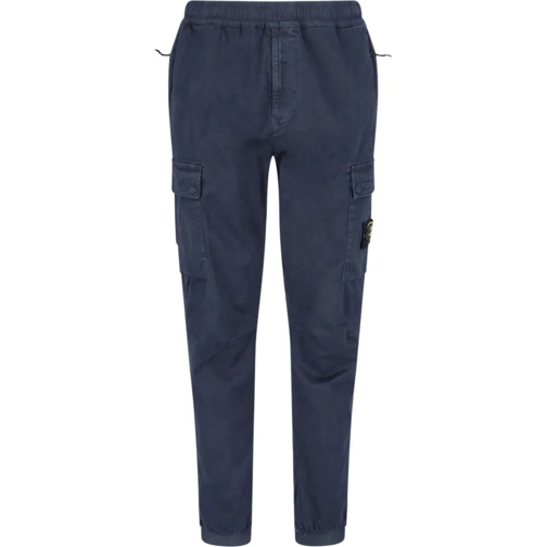 Stone Island  Blauwe cargo pants blau