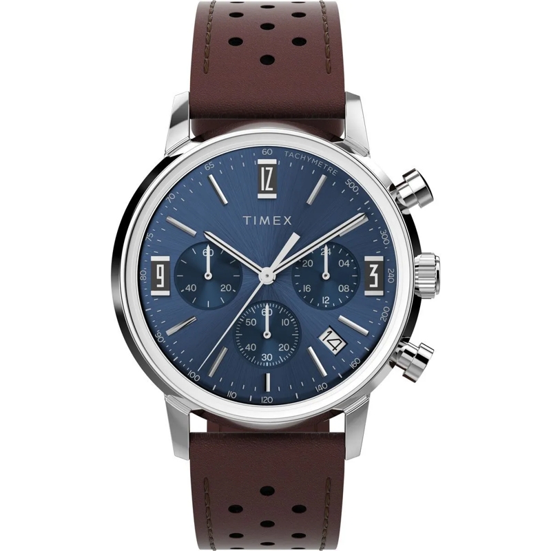 Timex Quarzuhr Quarz Chronograph Uhr Marlin¬Æ blau