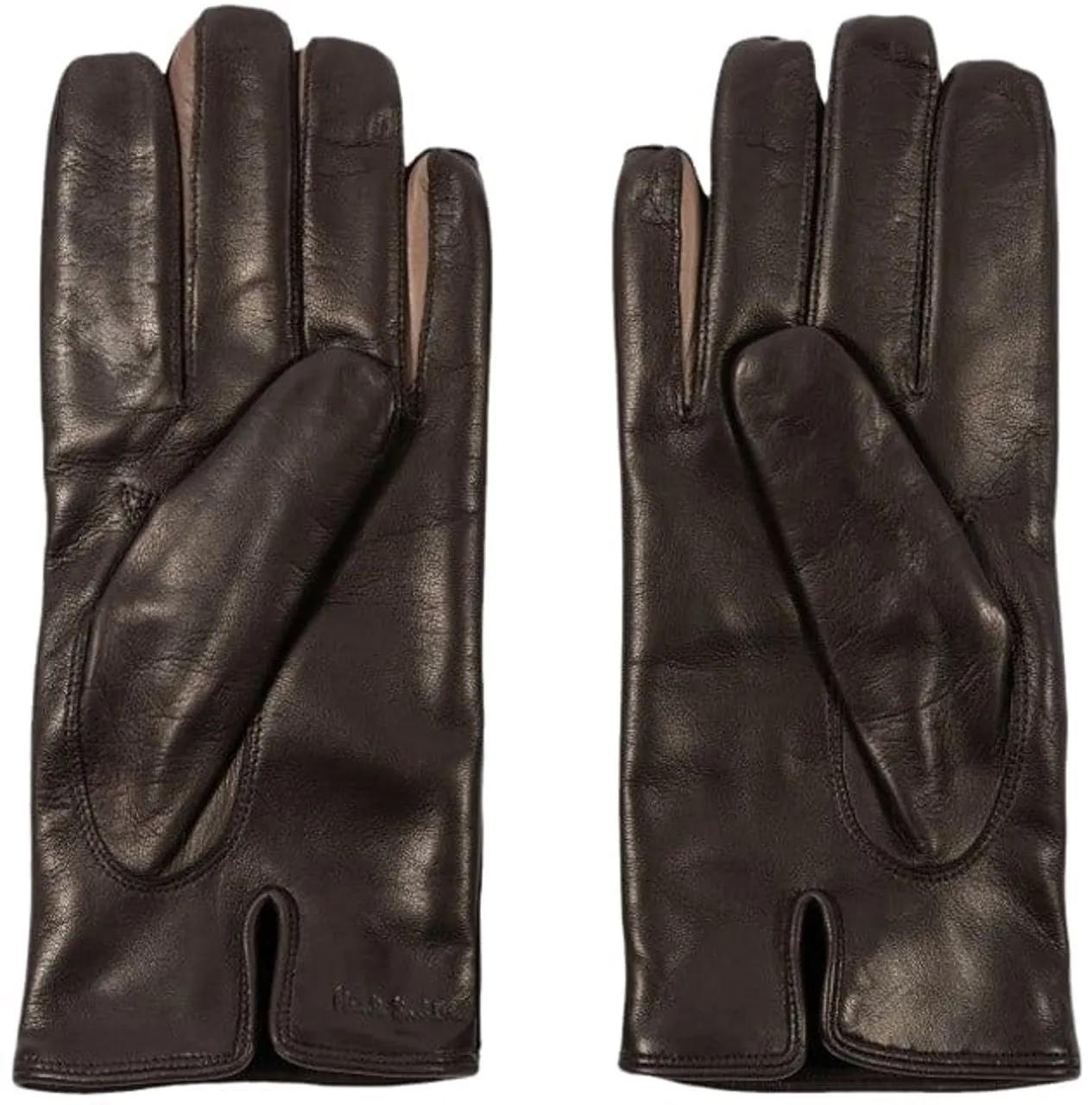 Thumbnail - Paul Smith Handschuhe - Gants cuir Choco entres doigts Taupe M1A 415GL M25 - Gr. M - in Bunt - für Damen