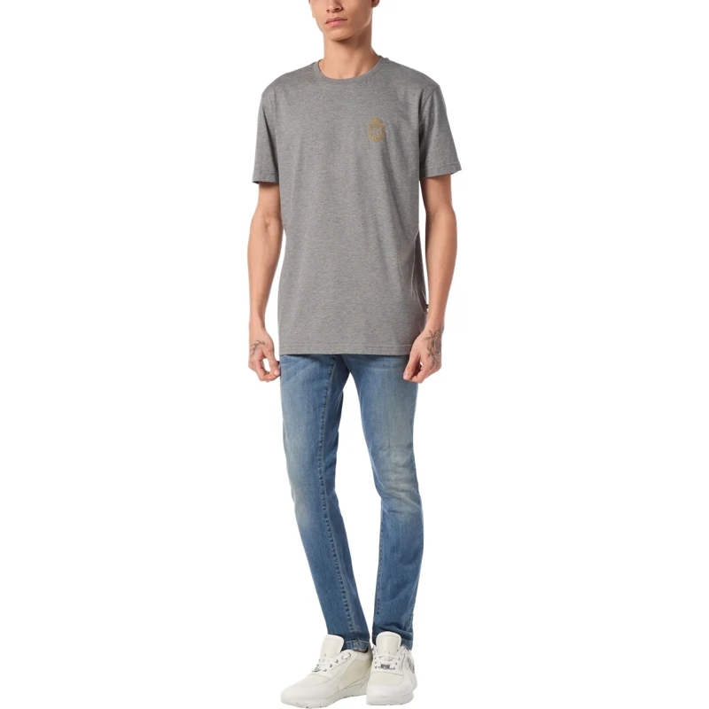 BILLIONAIRE T-Shirt T-Shirt Rundhalsausschnitt Ss Crest grau(Image 3)