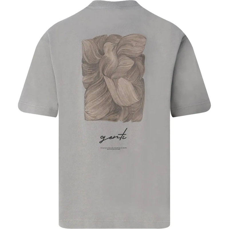 GENTI T-Shirt J3125 3226 Tee Grey grau