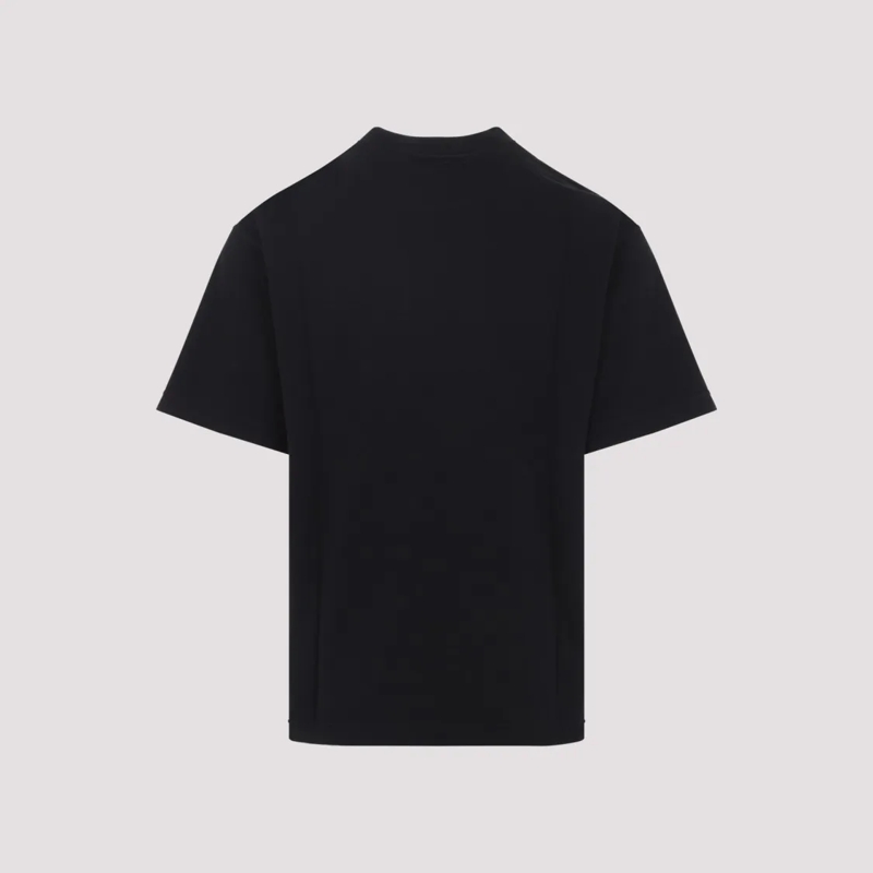 Stone Island T-shirt Short-Sleeve Cotton Crew Neck T-Shirt With Logo Pa Black
