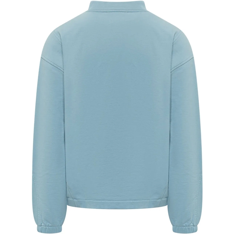 Dolce&Gabbana  Felpa Girocollo con Logo Ricamato hellblau(Image 2)