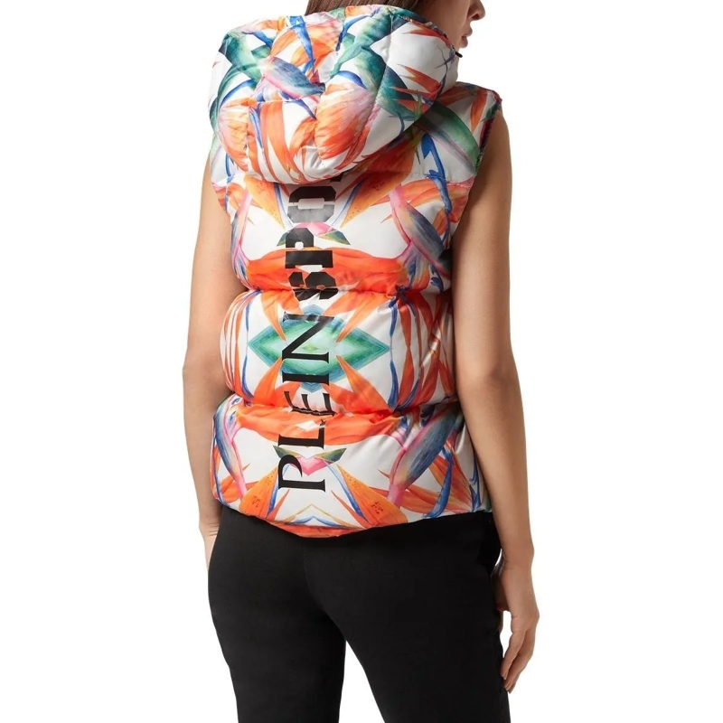 Plein Sport Weste Weste Flowers weiss(Image 3)
