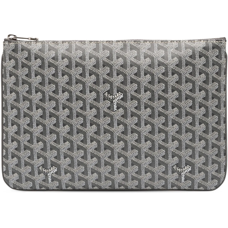 GOYARD Pochette Goyardine Senat MM grau