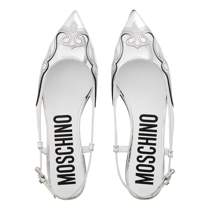 Moschino Ballerina Argento Ballerina Slipper
