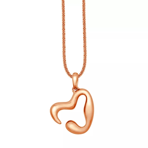 Pukka Berlin Nimbus Heart Pendant Rose Gold Short Necklace