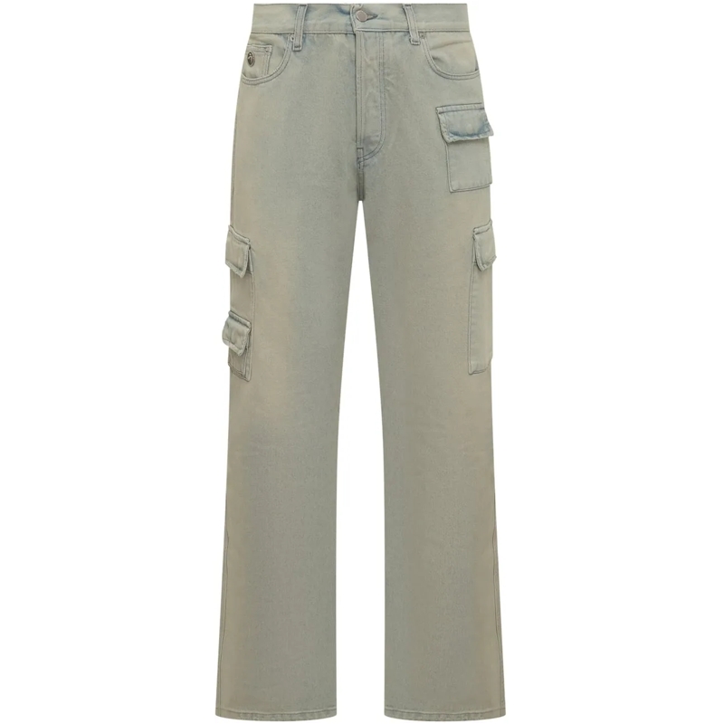 Ambush Jeans à jambe droite Jeans Cargo Denim taupe