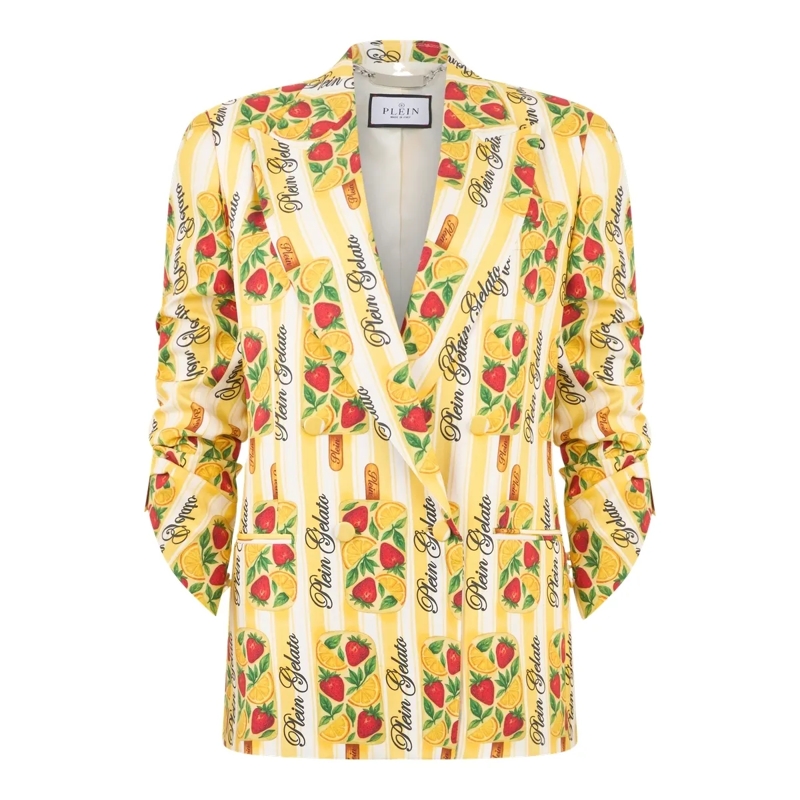 Philipp Plein Blazer Double-Breasted Duke Blazer Plein Gelato gelb
