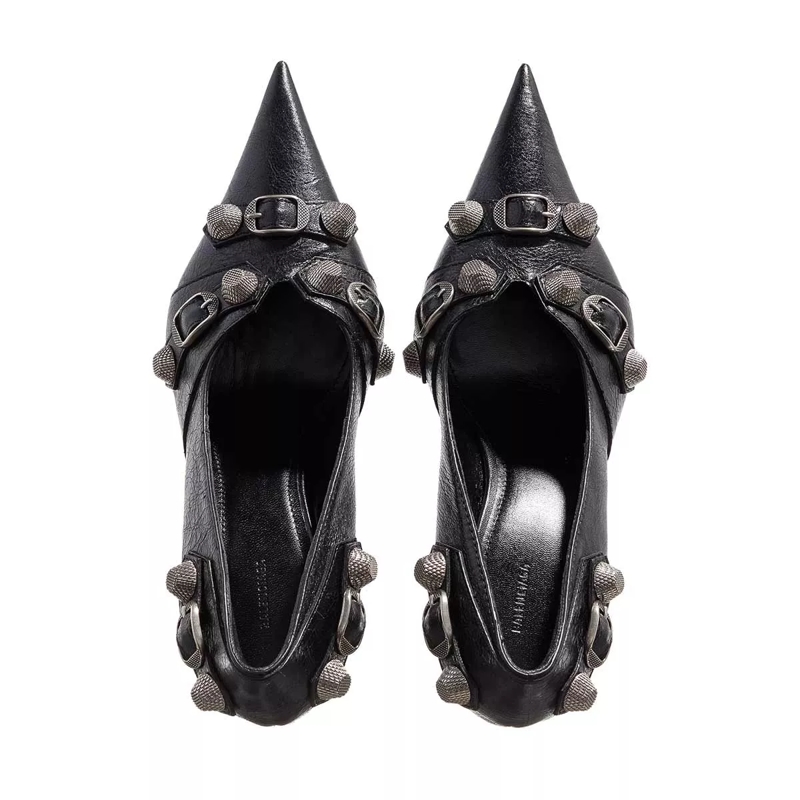 Balenciaga Pumps Womens Cagole 90mm Pump Black(Image 3)