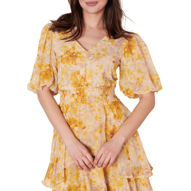 Claire Luise Maxikleid Kleid gelb (Image 4)