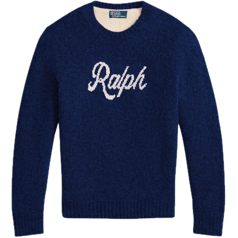 Ralph Lauren Pull Alpaca Knit blau