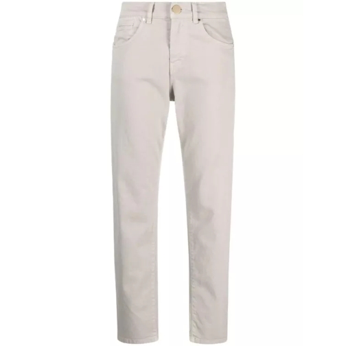 Lorena Antoniazzi Gray Straight Leg Denim Pants White 