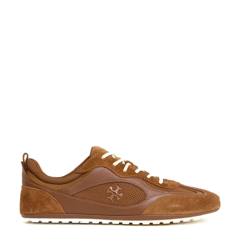 Tory Burch Lage-top sneaker Cognac Travel Sneakers With Breathable Mesh Brown