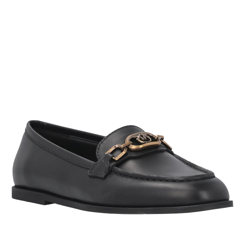 Pinko Loafer Naty 05 - Mocassino Calf Leather Black Black(Image 2)