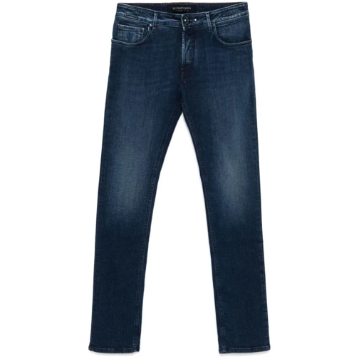 Handpicked Jeans Indigo Blue Stretch-Cotton Ravello Denim Blue