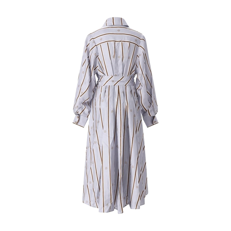 Zimmermann Maxi-jurk Midikleid Tuck aus Seide blau(Image 3)