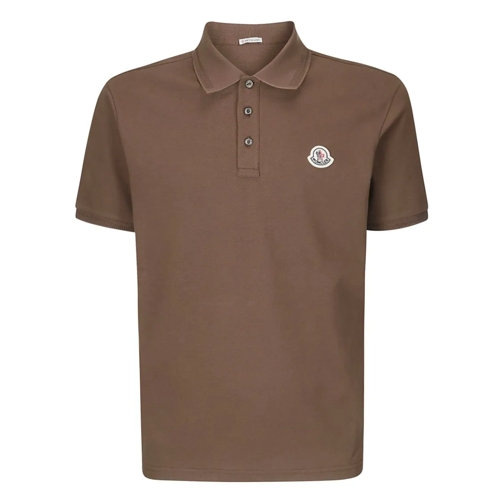 Moncler Polohemd Brown Polo Shirt Brown