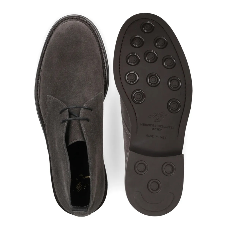 Heinrich Dinkelacker Bottes à lacets Der Florenz Plain V George Boot bringt mit seinem  dunkel-grau(Image 4)