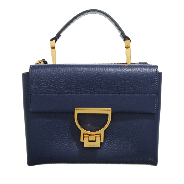 Coccinelle Arlettis Signature Royal Blue Satchel