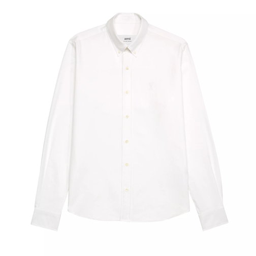 AMI Paris CLASSIC Hemd 168 NATURAL WHITE Hemden