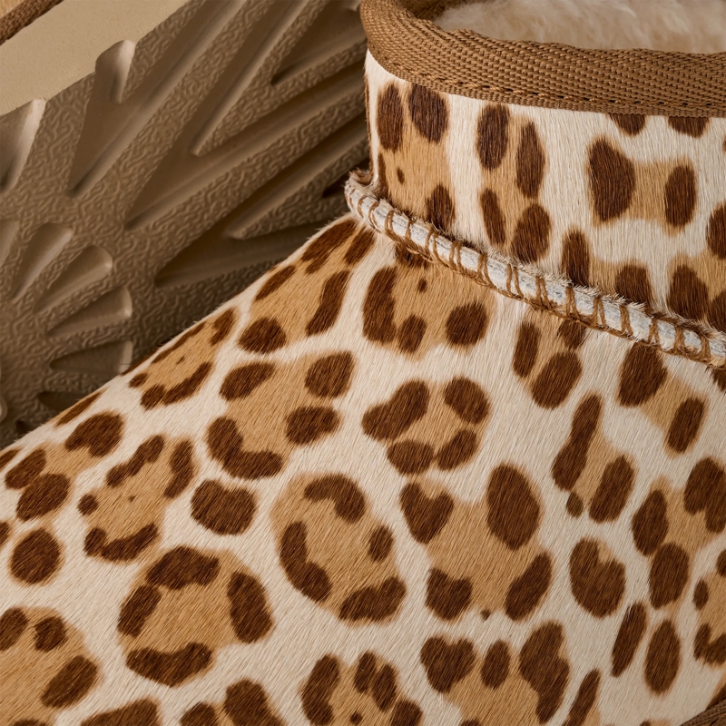 UGG Bottes d'hiver W Classic Ultra Mini Plains Felicity Leopard Jasmine(Image 5)