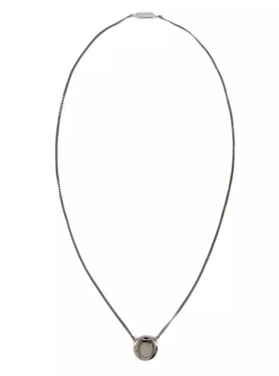 Eera Halsketten - Smile Necklace - White Gold - Gr. unisize - in Weiß - für Damen