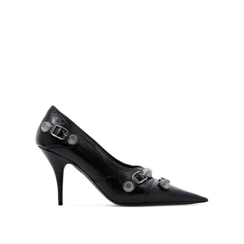 Balenciaga Pumps Pointed Toe Heeled Shoes Black
