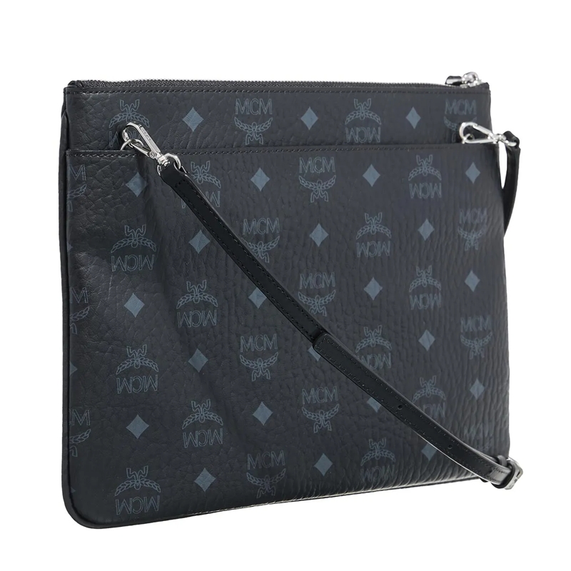 MCM Clutch Aren Vi Flat Pouch Med Bk One Size(Image 4)