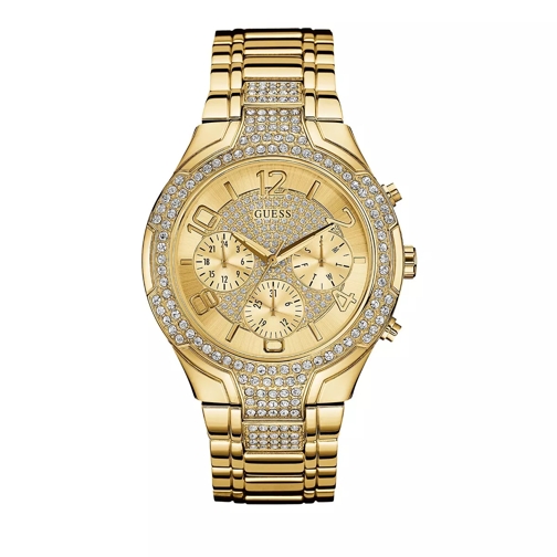 Guess Ladies Sport Gold Tone Chronograph