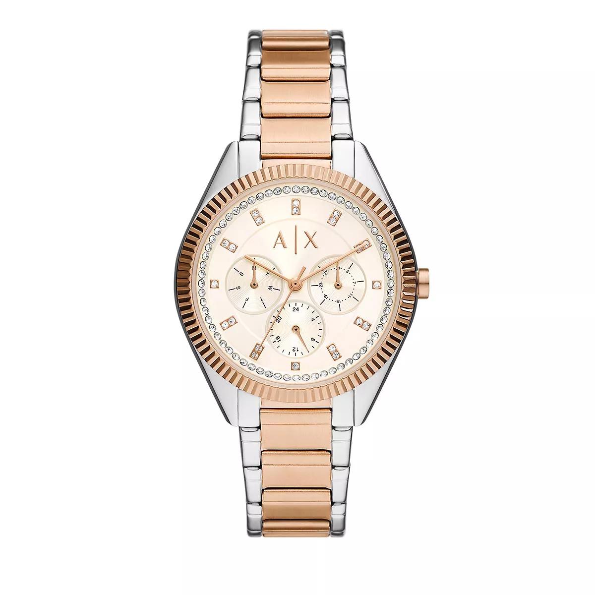 Armani Exchange Uhr - Armani Exchange Multifunction Two-Tone Stainless S - Gr. unisize - in Mehrfarbig - für Damen