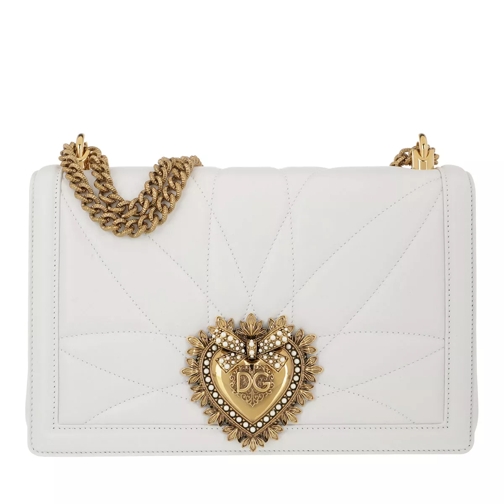 Dolce&Gabbana LG Devotion Shoulder Bag White Cross body-väskor