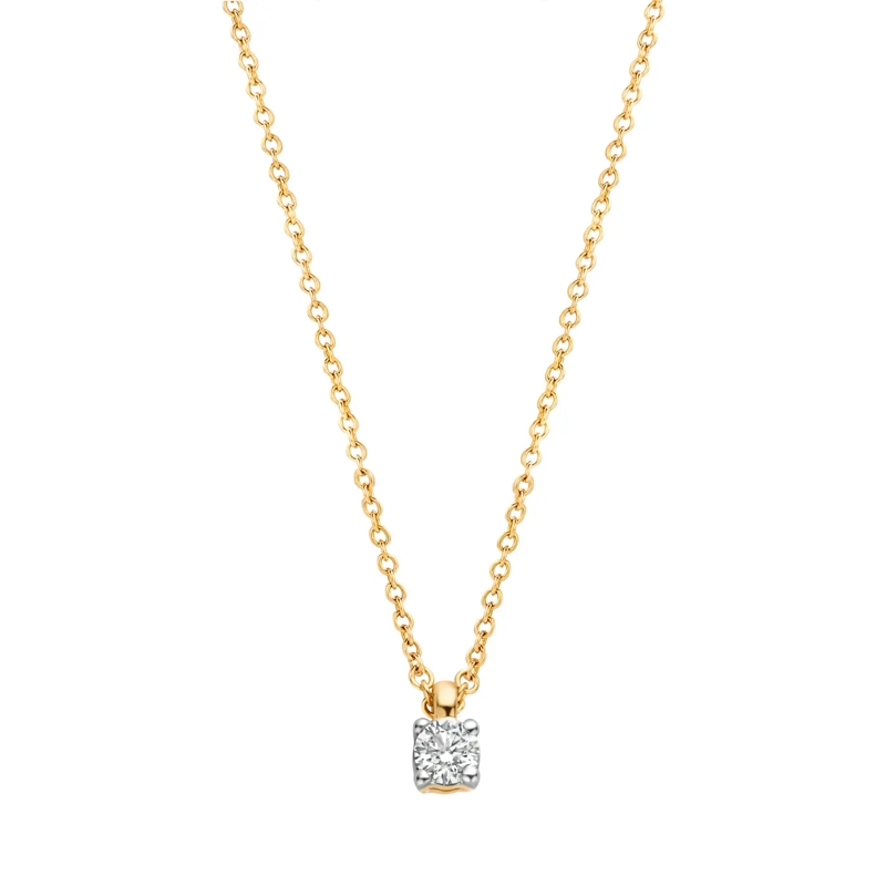 Blush Collier moyen Diamonds 585 Gold Kette Gold