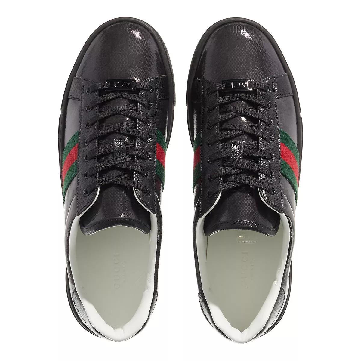 Gucci Sneakers Ace Sneaker With Web in zwart