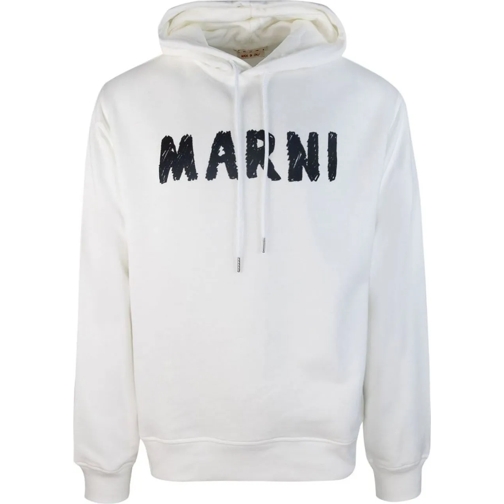 Marni  Marni White cotton sweatshirt weiß