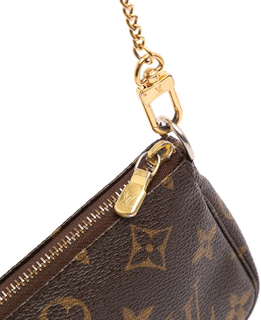 Thumbnail - Louis Vuitton Crossbody Bags - 2005 Monogram Mini Pochette Accessoires - Gr. unisize - in Braun - für Damen