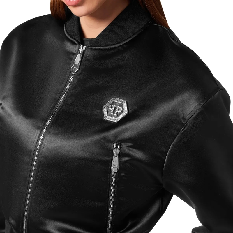Philipp Plein Daunenjacke Bomber Fatale schwarz(Image 5)