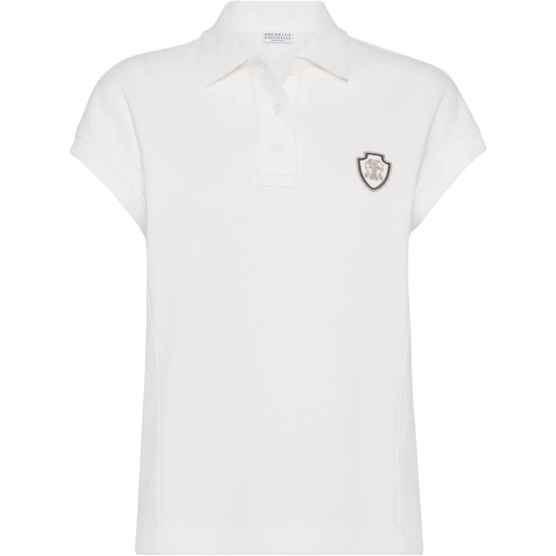 Brunello Cucinelli Polohemd T-Shirts And Polos White weiß