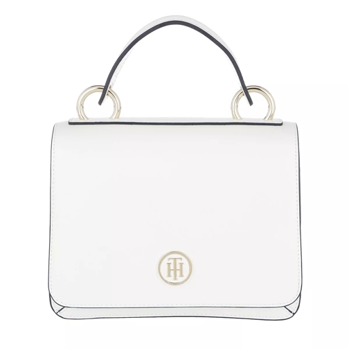 Tommy Hilfiger Youthful Heritage Flap Crossover Bright White Crossbody Bag