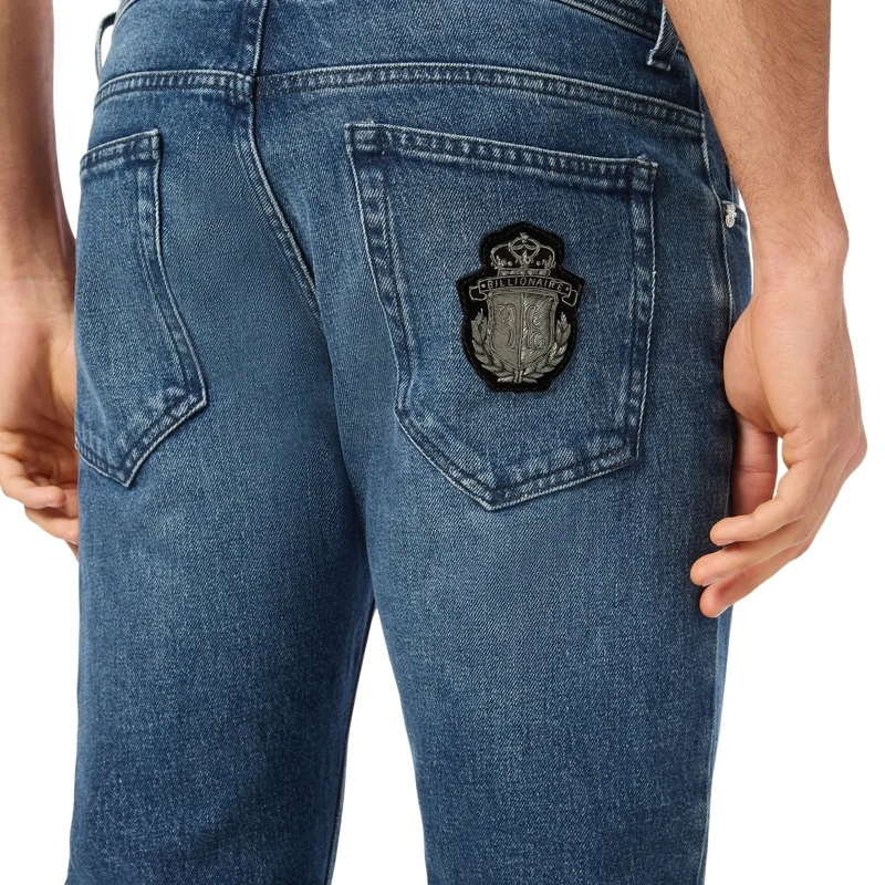 BILLIONAIRE Jeans mit geradem Bein Jeans Gerader Schnitt grau(Image 4)