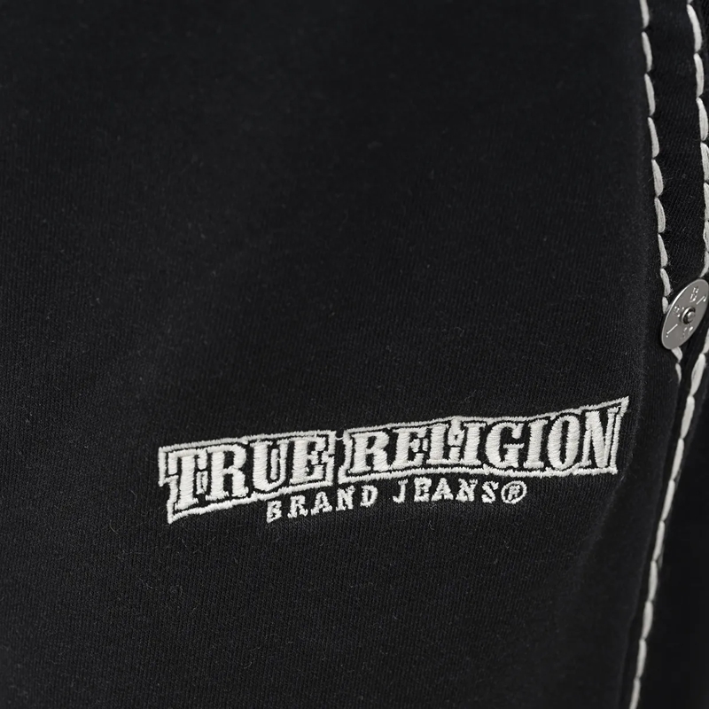 True Religion Hose Jogginghose TAPED SUPER T schwarz(Image 5)