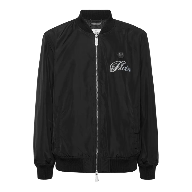 Philipp Plein Daunenjacke Bomber Skull schwarz