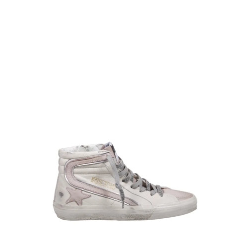 Golden Goose Low-Top Sneaker Slide Classic Leather Upper Nabuk Star Wave White