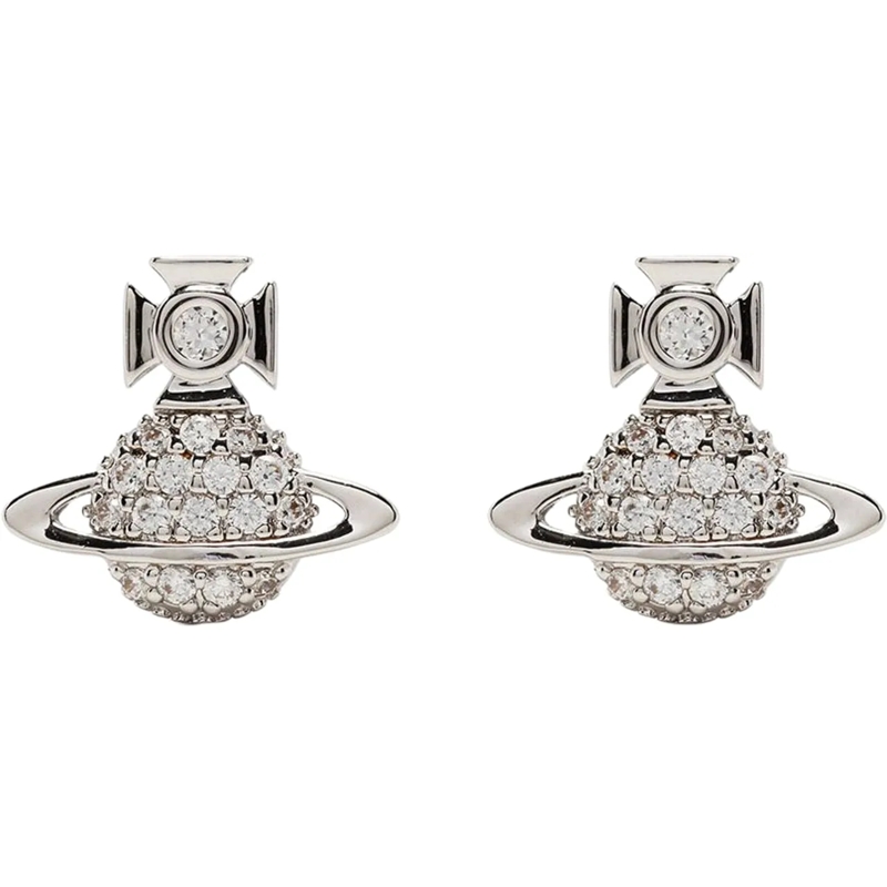 Vivienne Westwood Créoles Bijoux Platinumwhite weiß