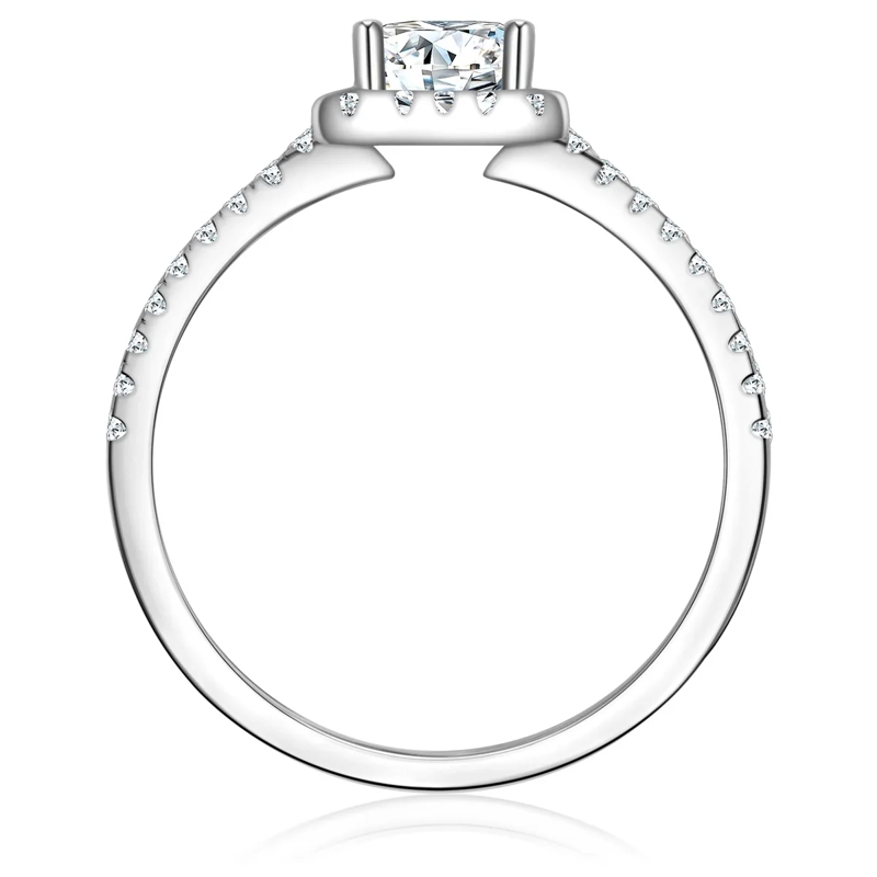 Trilani Ring Sterling Silber Ring Zirkonia silber(Image 3)