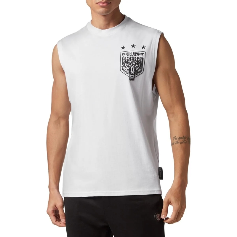 Plein Sport T-Shirt T-Shirt Tiger weiss(Image 4)