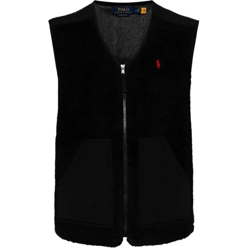 Ralph Lauren Daunenjacken Hi-pile Fleece Vest Jacket schwarz